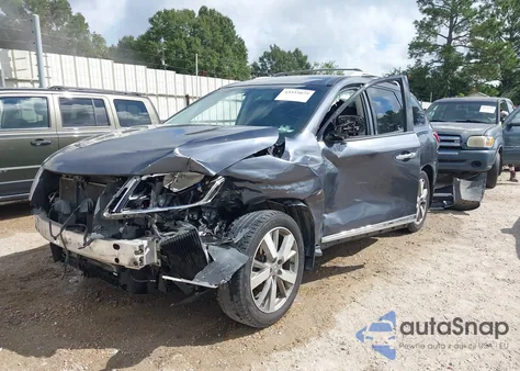 2014 Nissan Pathfinder Platinum from USA, damaged, VIN 5N1AR2MM1EC606542